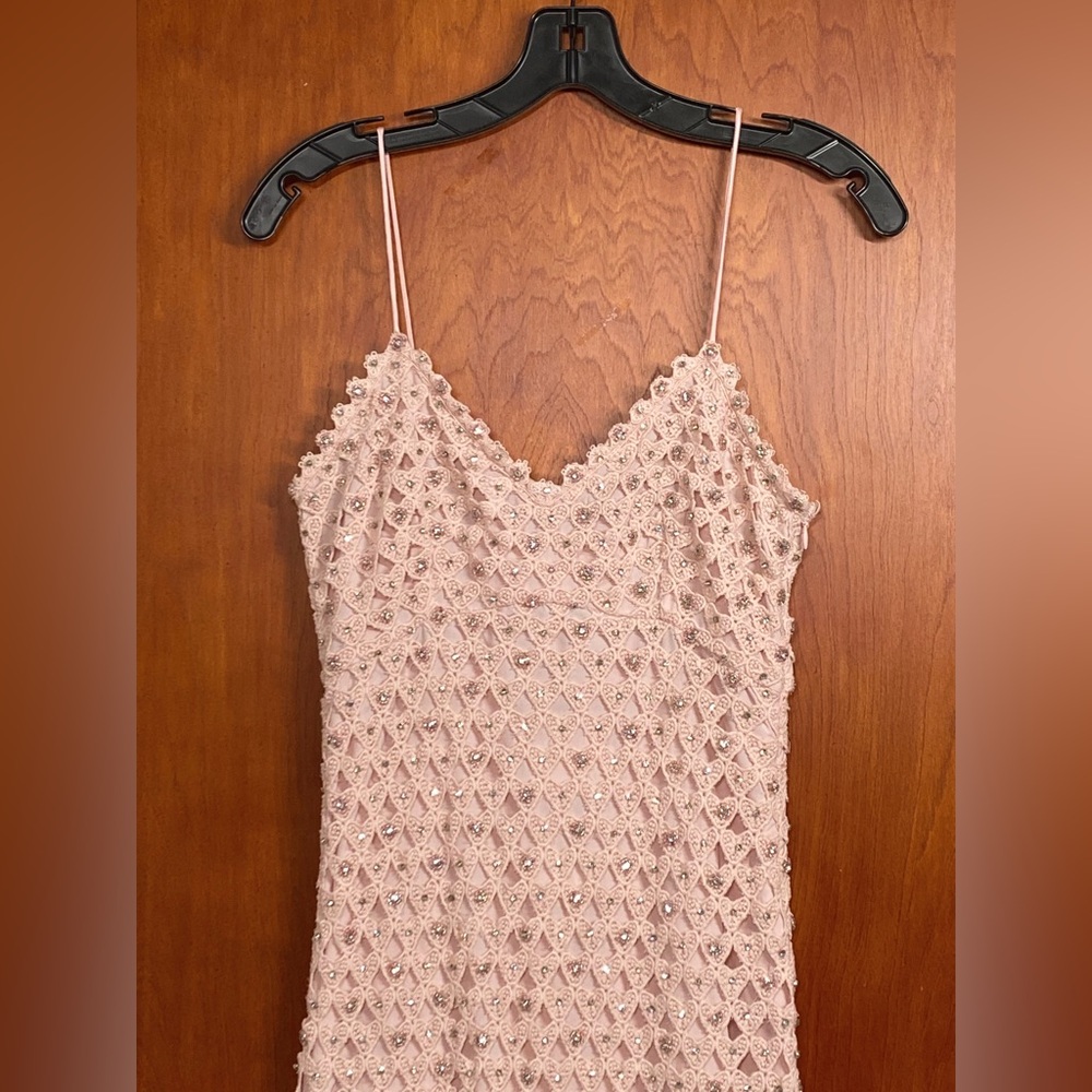 LoveShackFancy Embellished Crocheted Cotton Midi-Dress size 2 - Picture 7 of 15
